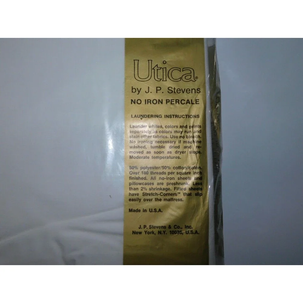 UTICA FULL FLAT SHEET White ~NIP~